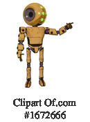 Robot Clipart #1672666 by Leo Blanchette