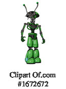 Robot Clipart #1672672 by Leo Blanchette