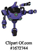 Robot Clipart #1672744 by Leo Blanchette