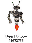 Robot Clipart #1672756 by Leo Blanchette
