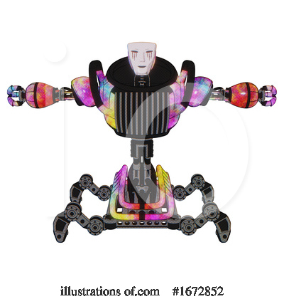 Royalty-Free (RF) Robot Clipart Illustration by Leo Blanchette - Stock Sample #1672852