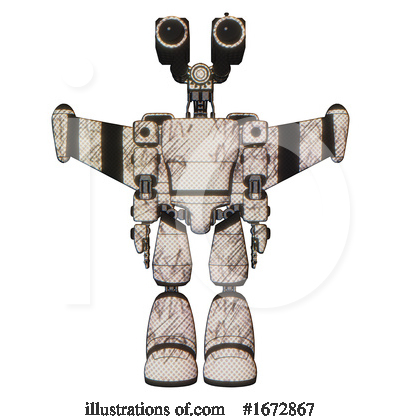 Royalty-Free (RF) Robot Clipart Illustration by Leo Blanchette - Stock Sample #1672867