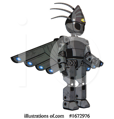 Royalty-Free (RF) Robot Clipart Illustration by Leo Blanchette - Stock Sample #1672976