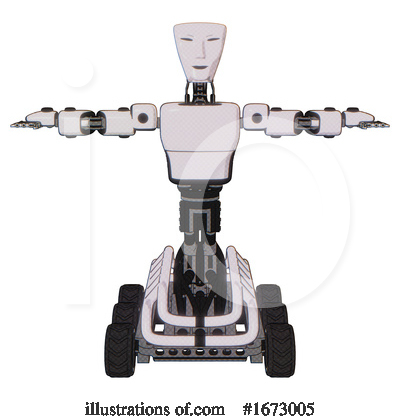 Royalty-Free (RF) Robot Clipart Illustration by Leo Blanchette - Stock Sample #1673005