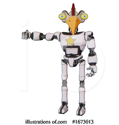 Royalty-Free (RF) Robot Clipart Illustration by Leo Blanchette - Stock Sample #1673013
