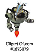 Robot Clipart #1673079 by Leo Blanchette