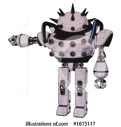 Royalty-Free (RF) Robot Clipart Illustration by Leo Blanchette - Stock Sample #1673117