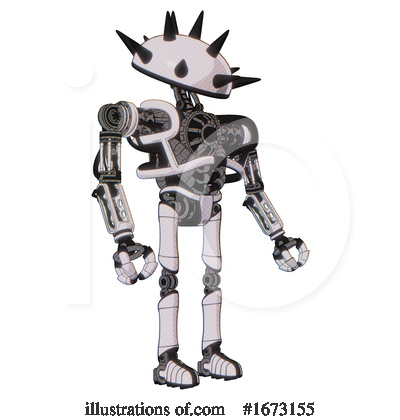 Royalty-Free (RF) Robot Clipart Illustration by Leo Blanchette - Stock Sample #1673155