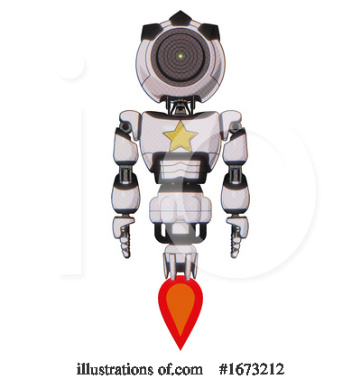 Royalty-Free (RF) Robot Clipart Illustration by Leo Blanchette - Stock Sample #1673212