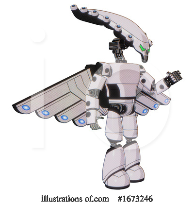 Royalty-Free (RF) Robot Clipart Illustration by Leo Blanchette - Stock Sample #1673246