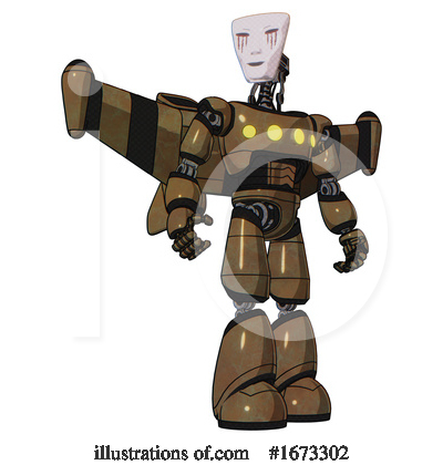 Royalty-Free (RF) Robot Clipart Illustration by Leo Blanchette - Stock Sample #1673302