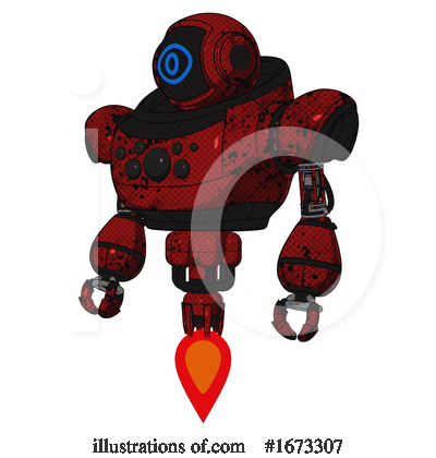 Royalty-Free (RF) Robot Clipart Illustration by Leo Blanchette - Stock Sample #1673307