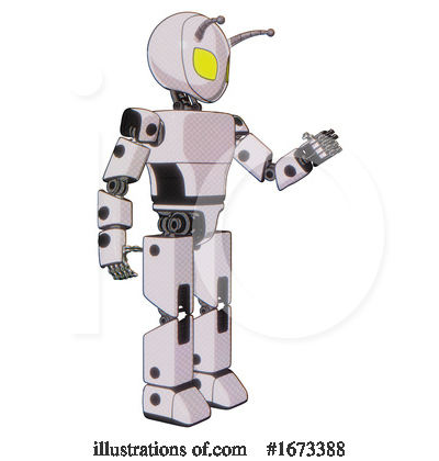 Royalty-Free (RF) Robot Clipart Illustration by Leo Blanchette - Stock Sample #1673388