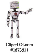 Robot Clipart #1673511 by Leo Blanchette