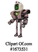 Robot Clipart #1673531 by Leo Blanchette