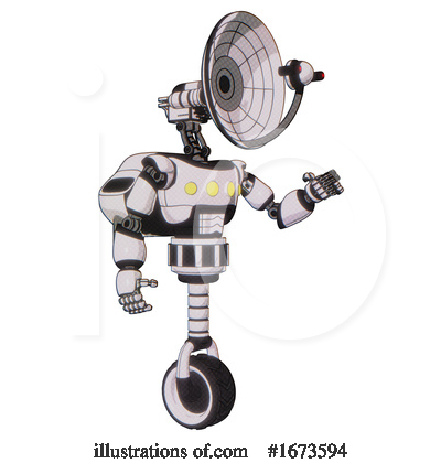 Royalty-Free (RF) Robot Clipart Illustration by Leo Blanchette - Stock Sample #1673594