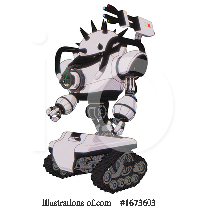 Royalty-Free (RF) Robot Clipart Illustration by Leo Blanchette - Stock Sample #1673603