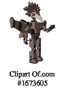 Robot Clipart #1673605 by Leo Blanchette