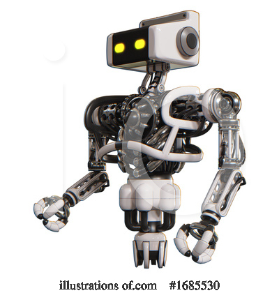 Royalty-Free (RF) Robot Clipart Illustration by Leo Blanchette - Stock Sample #1685530