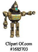 Robot Clipart #1685703 by Leo Blanchette