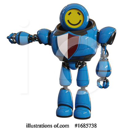 Royalty-Free (RF) Robot Clipart Illustration by Leo Blanchette - Stock Sample #1685738