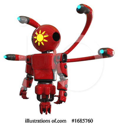 Royalty-Free (RF) Robot Clipart Illustration by Leo Blanchette - Stock Sample #1685760