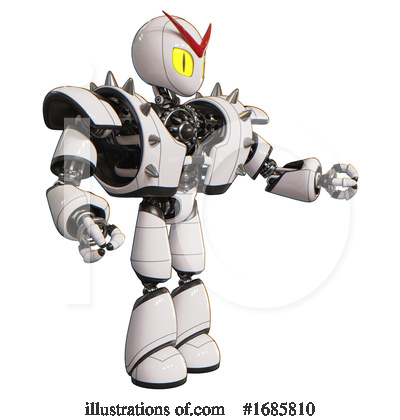 Royalty-Free (RF) Robot Clipart Illustration by Leo Blanchette - Stock Sample #1685810