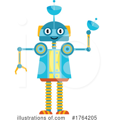 Robot Clipart #1764205 by Vector Tradition SM