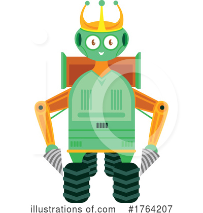 Robot Clipart #1764207 by Vector Tradition SM