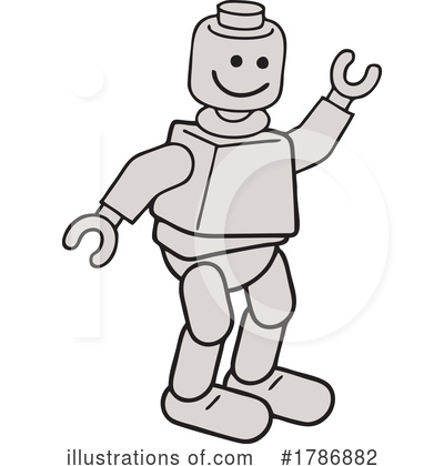 Royalty-Free (RF) Robot Clipart Illustration by Johnny Sajem - Stock Sample #1786882