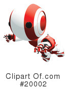 Robot Clipart #20002 by Leo Blanchette