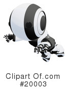 Robot Clipart #20003 by Leo Blanchette