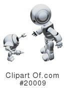 Robot Clipart #20009 by Leo Blanchette