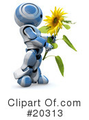 Robot Clipart #20313 by Leo Blanchette