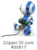 Robot Clipart #30817 by Leo Blanchette