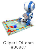Robot Clipart #30987 by Leo Blanchette