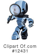 Robots Clipart #12431 by Leo Blanchette