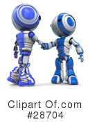 Robots Clipart #28704 by Leo Blanchette