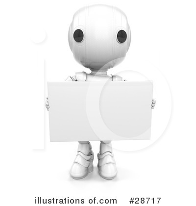 Royalty-Free (RF) Robots Clipart Illustration by Leo Blanchette - Stock Sample #28717