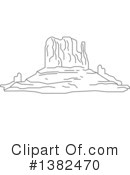Rock Formations Clipart #1382470 by Vector Tradition SM
