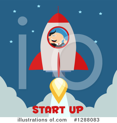 Rocket Clipart #1288083 by Hit Toon