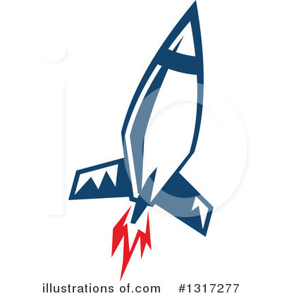 Royalty-Free (RF) Rocket Clipart Illustration by Vector Tradition SM - Stock Sample #1317277