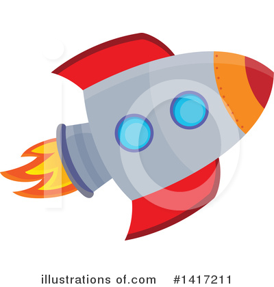 Rocket Clipart #1417211 by visekart