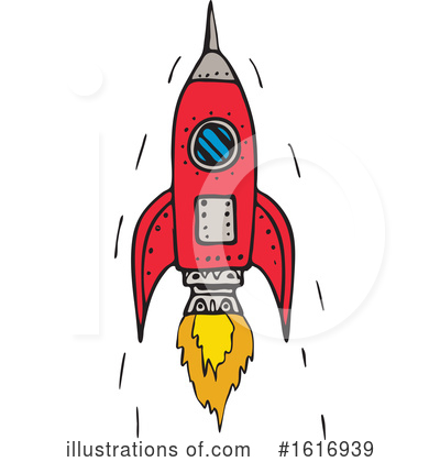 Royalty-Free (RF) Rocket Clipart Illustration by patrimonio - Stock Sample #1616939
