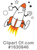Rocket Clipart #1630846 by Johnny Sajem