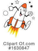 Rocket Clipart #1630847 by Johnny Sajem