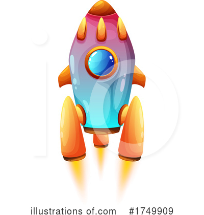 Rocket Clipart #1749909 by Vector Tradition SM