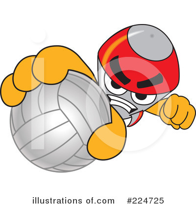Royalty-Free (RF) Rocket Mascot Clipart Illustration by Mascot Junction - Stock Sample #224725