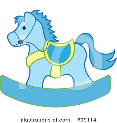 Rocking Horse Clipart #99114 by Pams Clipart
