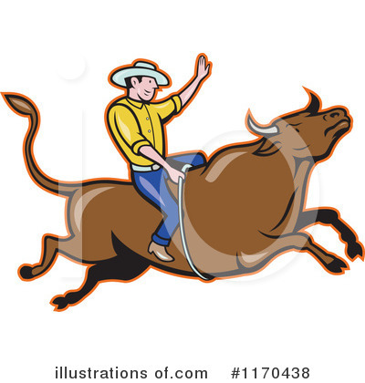 Royalty-Free (RF) Rodeo Clipart Illustration by patrimonio - Stock Sample #1170438